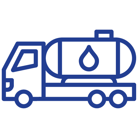Budget at a Glance icon - Fuel truck