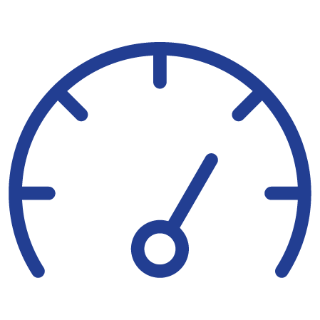 Budget at a Glance icon - Fuel gauge