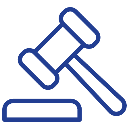 Budget at a Glance icon - Gavel