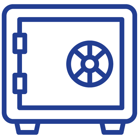 Budget at a Glance icon - Safe
