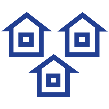 Budget at a Glance icon - Houses